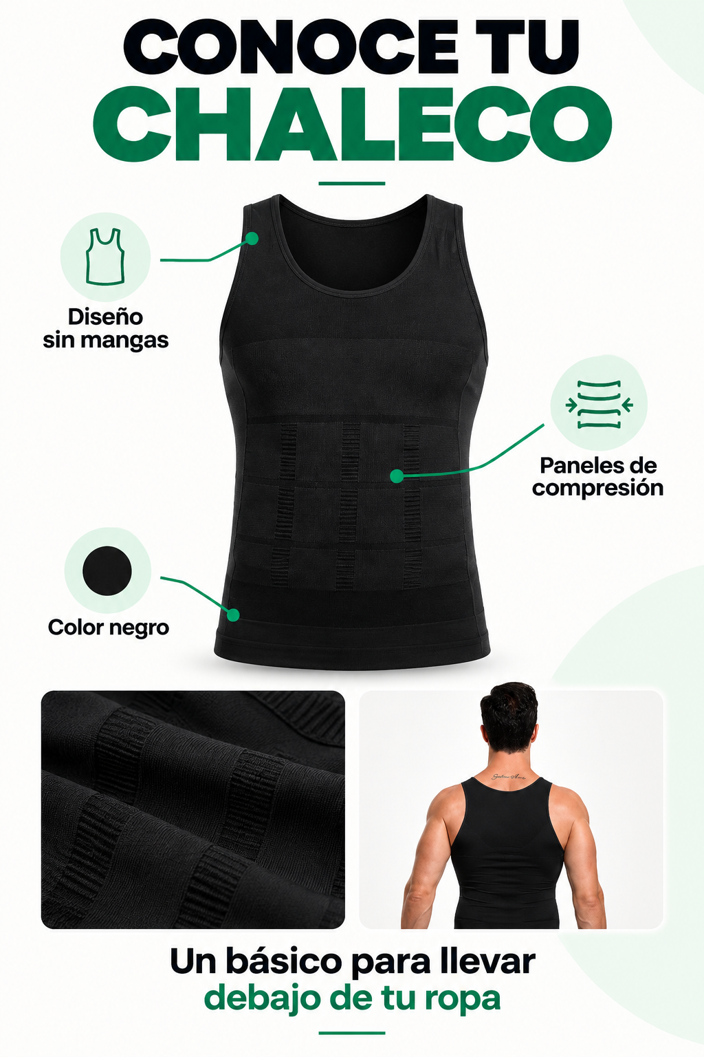 CHALECO DE COMPRESION