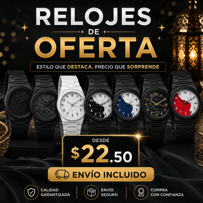 ⌚ Relojes Aura Árabe 2026 💎