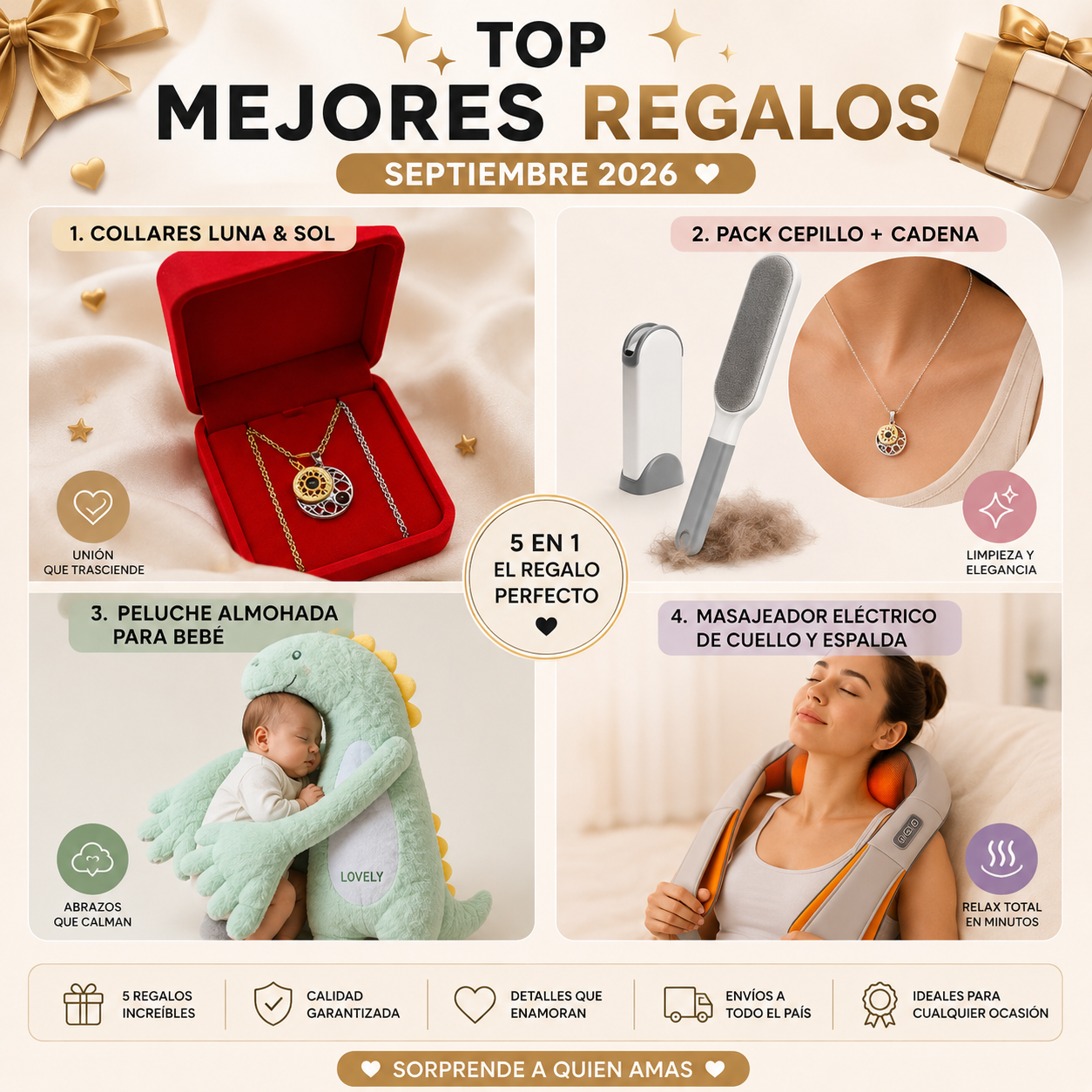 🎁 TOP MEJORES REGALOS – SEPTIEMBRE 2026 ✨